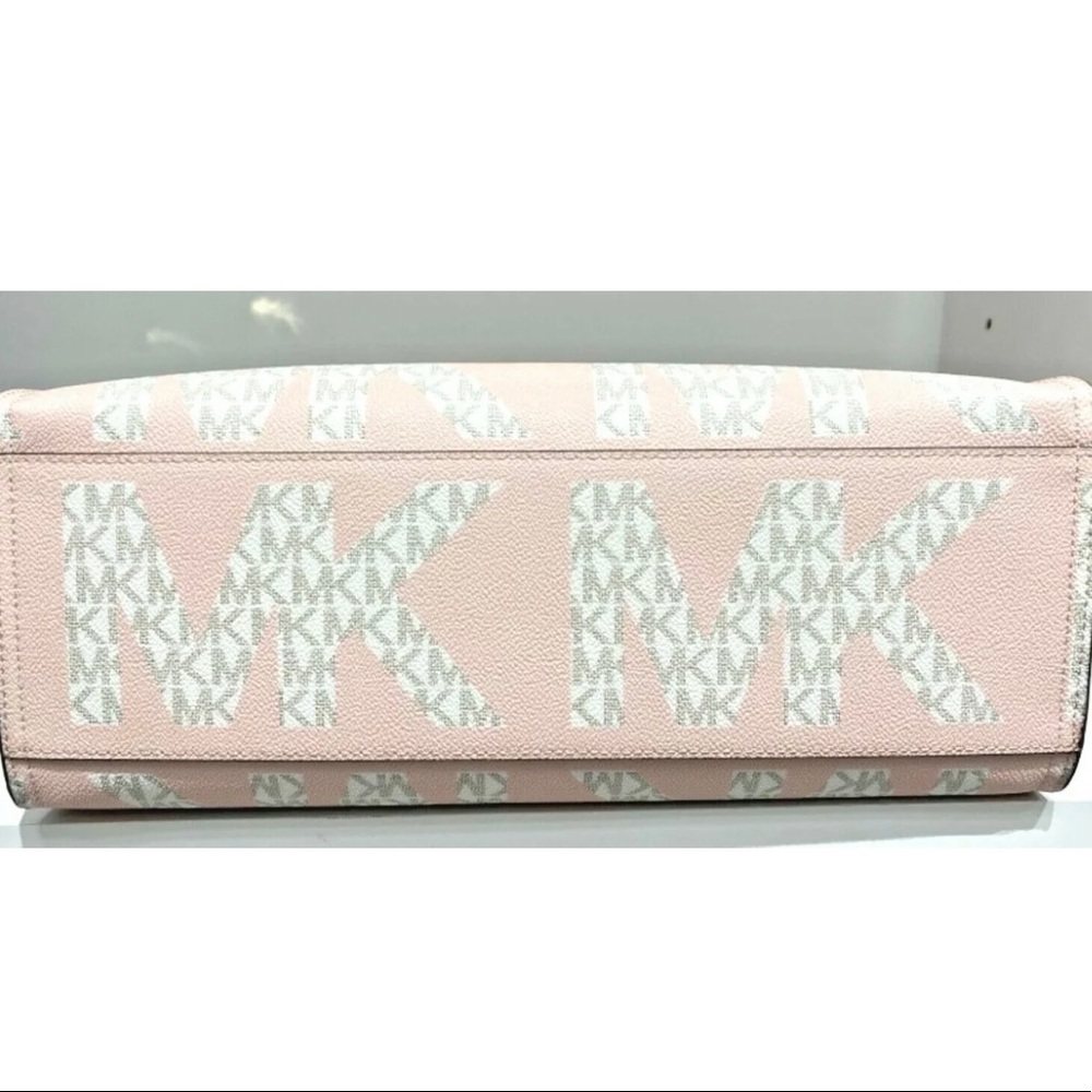 Michael Kors NWT Kenly Powder Blush Multi Large Tote $398 - Picture 5 of 7